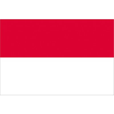 Státní vlajka Monako tištěná venkovní Alerion – Sleviste.cz