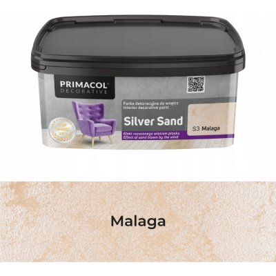 Primacol Decorative Silver Sand dekorativní strukturální barva, S7 Valencia, 1 l – Sleviste.cz