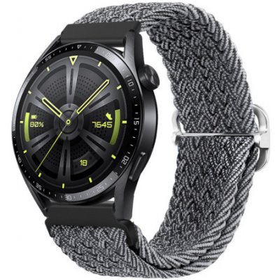 BStrap Braid Nylon řemínek na Garmin Vivoactive 4, gray black SSG035C0405 – Zbozi.Blesk.cz