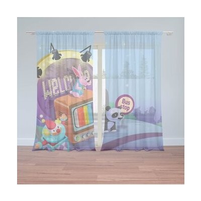 Sablio Záclony Bus stop: 2ks 150x250cm – Hledejceny.cz