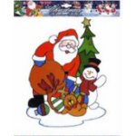 WIDMANN Vánoční dekorace na okno Santa Claus 30cm B – Hledejceny.cz
