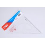 Koh-i-Noor 744150 pravítko trojúhelník 45/177 čirá – Zboží Dáma