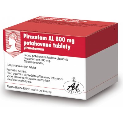 PIRACETAM AL POR 800MG TBL FLM 100