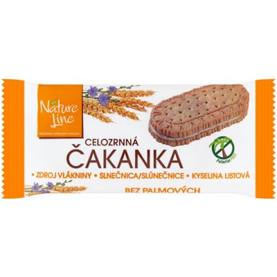Nature Line Čakanka celozrnná sušenka s kávovinovou náplní 32 g – Zboží Dáma