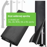 Monzana 109623 Kryt solární sprchy 220 x 70 cm černý – Zbozi.Blesk.cz