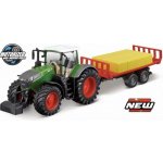 Bburago 10cm Farm tractor Fendt 1050 s přívěsem na balíky – Hledejceny.cz