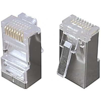 11238904 KRJ45/6SH Konektor RJ45 CAT6 STP 8p8c stíněný skládaný na licnu, Solarix | Zboží Auto