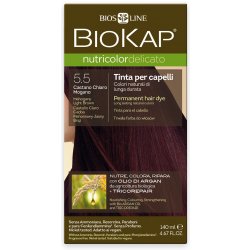 Biokap NutriColor Delicato barva na vlasy 5.50 hnědá světlý mahagon 140 ml