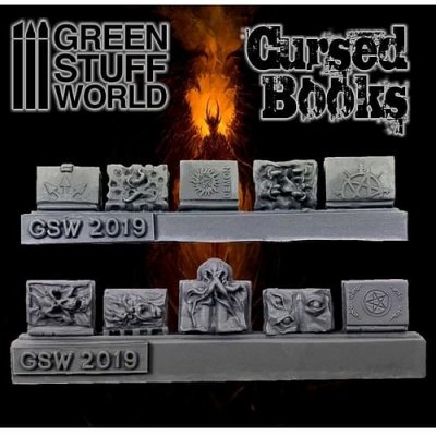Dekorace Green Stuff World: Resin Cursed Books – Zboží Mobilmania