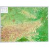 Nástěnné mapy Georelief Rakousko - plastická mapa 77 x 57 cm Varianta: bez rámu, Provedení: plastická mapa