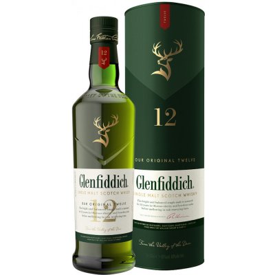 Glenfiddich Single Malt Whisky 12y 40% 0,7 l (tuba)