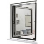 MP Teleskopická ochrana proti hmyzu na okno, 120 x 140 cm, antracitová – HobbyKompas.cz