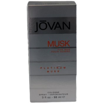 Jovan Musk Platinum Musk kolínská voda pánská 88 ml