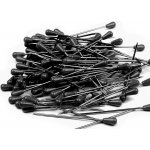 Špendlíky délka 60 mm čalounické - černá (100 ks) – Sleviste.cz