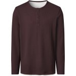 esmara Men pánské triko s dlouhými rukávy bordó – Zboží Dáma