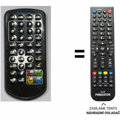 Dálkový ovladač Predátor Hyundai PDP733SUDVBT, PDP933SUDVBT, PDP933, DV5S434 – Hledejceny.cz