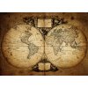 Tapety WEBLUX 51078712 Fototapeta plátno map of world 1752 mapa světa 1752 rozměry 160 x 116 cm