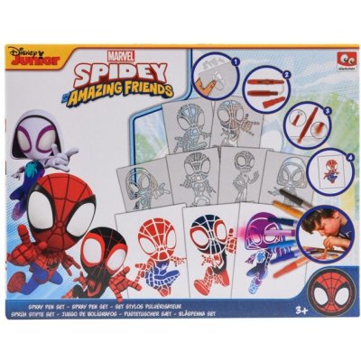 Alltoys Malování s foukacími fixami Spidy – Hledejceny.cz