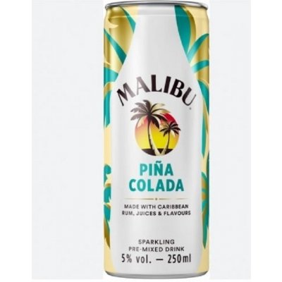 Malibu Pina Colada RTD 5% 0,25 l (holá láhev) – Zbozi.Blesk.cz