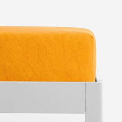 Goldea nepropustné froté prostěradlo s napínací gumou oranžové 180x200 – Zboží Mobilmania