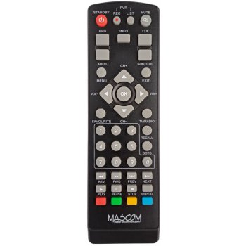 Dálkový ovladač Mascom MC650T HD, MC750T2 HD