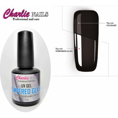 Charlie UV Gel Ultra Sealer Top průhledný vrchní lesk 15 ml – Zboží Mobilmania