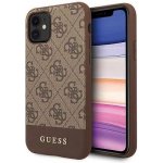 Pouzdro Guess 4G Stripe iPhone 11 hnědé – Zboží Mobilmania