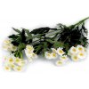 Květina Prima-obchod Umělá mini chryzantéma, barva 1 krémová světlá