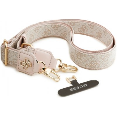 Popruh Guess Crossbody PU 4G Metal Logo Pink 140409 – Zboží Mobilmania