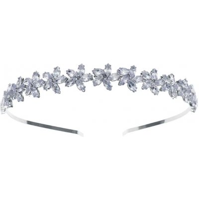 B-TOP Třpytivá čelenka do vlasů Zirkonový Květ – Hledejceny.cz