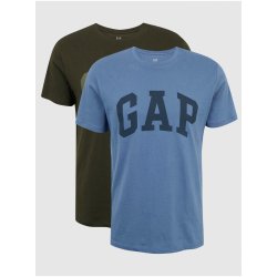 Gap Sada dvou pánských triček modré a khaki