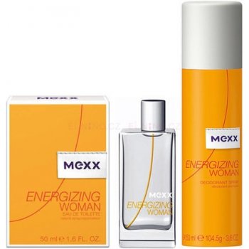 Mexx Energizing Woman EDT 30 ml + deospray 150 ml dárková sada