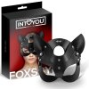 SM, BDSM, fetiš InToYou Foxssy Fox Mask Adjustable Black