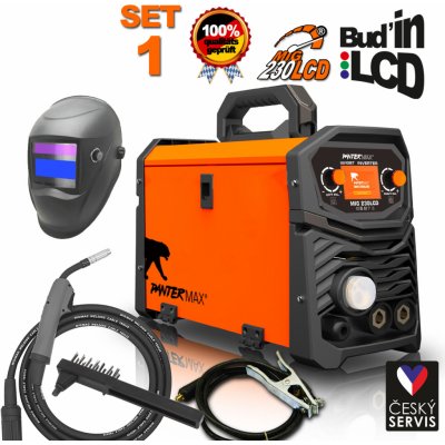 Pantermax MIG/MAG230LCD včetně hořáku SET 1 + kukla eco PMMIG230LCD