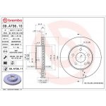 Brzdový kotouč BREMBO 09.A736.11 - MERCEDES-BENZ – Hledejceny.cz