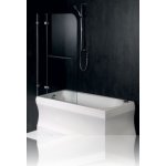 vanová zástěna 95(24)x150cm, čiré sklo ANTIDROP - Levá / BN3715L – Zboží Mobilmania