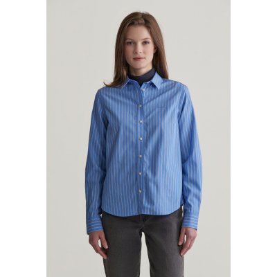 Gant REG POPLIN STRIPED SHIRT CLEAR SKY – Hledejceny.cz