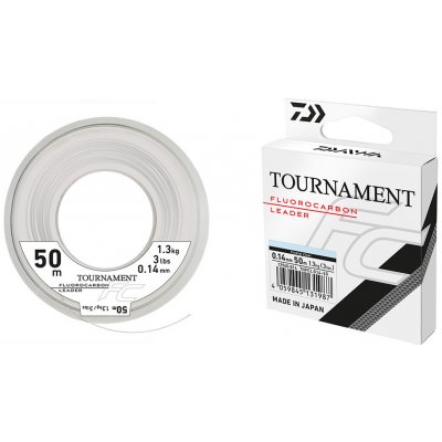 Daiwa Fluorocarbon Tournament 50m 0,14mm 1,3kg – Hledejceny.cz
