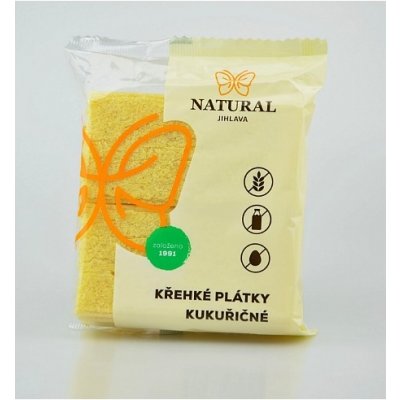 Natural Jihlava KŘEHKÉ PLÁTKY kukuřičné 75 g