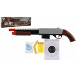 Teddies Brokovnice puška 46cm plast + vodní kuličky 6mm,pěnové náboje gumové kul. v krabici 49x14x4cm 00850432-XG – Zboží Dáma