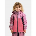 Didriksons Dětská nepromokavá bunda Pilvi heather pink ROSTOUCÍ – Sleviste.cz