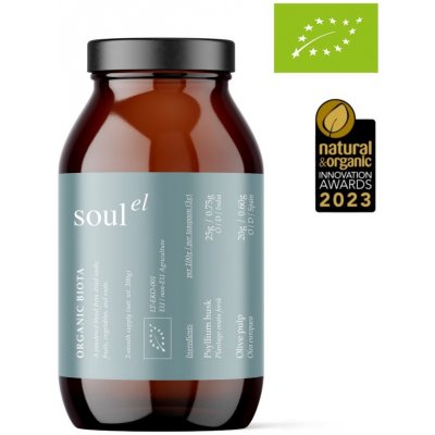 Soulel Biota Bio prášek pro podporu zažívání s obsahem prebiotik a fermentů 200 g – Hledejceny.cz