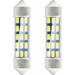 LED STANDARD 3014 15SMD Festoon C5W C10W C3W 39mm White 12V, AMiO 01091 – Hledejceny.cz