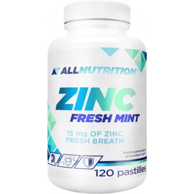Allnutrition zinc jahodová máta 120 pastilek – Hledejceny.cz