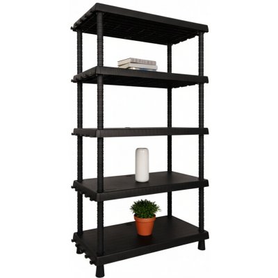 Mamutex Vario Regál 1645 x 920 x 450 mm 5 polic černý – Zboží Mobilmania