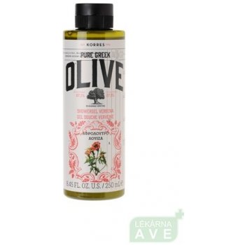 Korres Pure Greek Olive sprchový gel s řeckým extra panenským olivovým olejem s vůní verbeny 250 ml