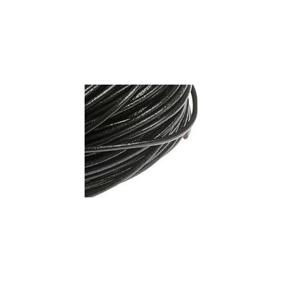 Kulatá kůže přírodní černá, 2,3 mm (1 m) – Hledejceny.cz