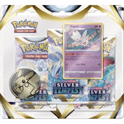 Pokémon TCG Silver Tempest 3 Pack Blister booster Togetic – Zboží Mobilmania