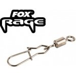 Fox Karabinka s Obratlíkem Rage Surefit Snap Swivel Black vel.2 10ks – Zboží Mobilmania