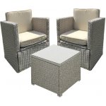 Melfin Sedací souprava FELIX šedá – Zboží Dáma